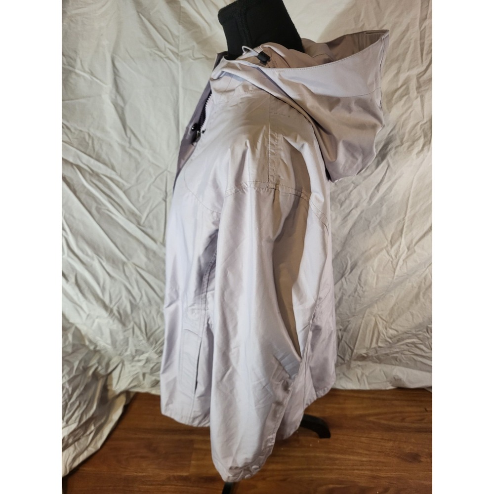 L.L. Bean H2OFF Rain Jacket Womens XS Light Purple PrimaLoft Lined Waterproof - Picture 3 of 6